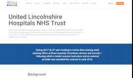 
							         United Lincolnshire Hospitals NHS Trust - Litmus Partnership								  
							    