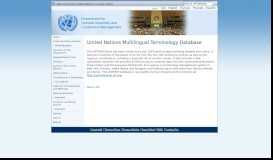 
							         united nations dgacm - the United Nations								  
							    