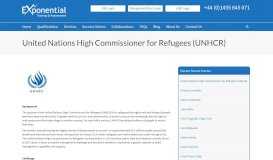 
							         United Nations High Commissioner for Refugees (UNHCR ...								  
							    