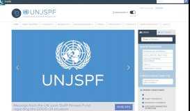 
							         United Nations Joint Staff Pension Fund (UNJSPF)								  
							    