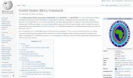 
							         United States Africa Command – Wikipedia								  
							    