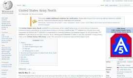 
							         United States Army North - Wikipedia								  
							    