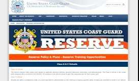 
							         United States Coast Guard > Reserve Resources > CG-131 > CG ...								  
							    