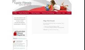 
							         United States Cystic Fibrosis Patient Registry - PortCF								  
							    