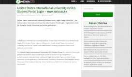 
							         United States International University (USIU) Student Portal Login ...								  
							    