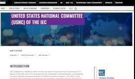 
							         United States National Committee of USNC/IEC - ANSI								  
							    