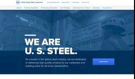 
							         United States Steel Corporation: We Are US Steel.								  
							    