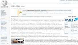 
							         United Van Lines - Wikipedia								  
							    
