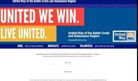 
							         United Way of the Battle Creek and Kalamazoo Region								  
							    