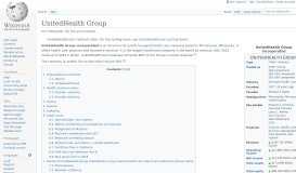 
							         UnitedHealth Group - Wikipedia								  
							    