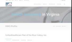 
							         UnitedHealthcare Plan of the River Valley, Inc.								  
							    