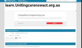 
							         Unitingcarenswact - Uniting Online Training Portal								  
							    