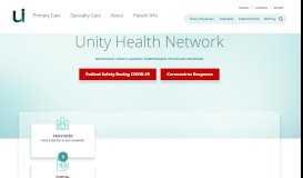 
							         Unity Health Network								  
							    