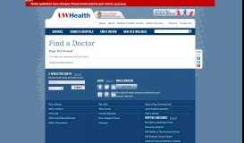 
							         UnityPoint Health - Meriter - McKee Clinic | UW Health | Madison, WI								  
							    