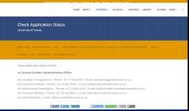 
							         Univen Registration – Check Application Status | University of ...								  
							    