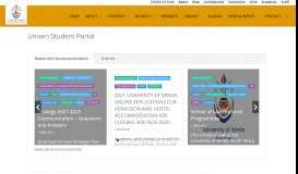 
							         Univen Student Portal | University of Venda								  
							    