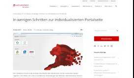 
							         Univention Portal: Startseite und Hintergrund personalisieren Univention								  
							    
