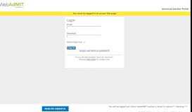 
							         Universal Advisor Portal - WebAdMIT								  
							    