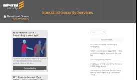
							         Universal Security Based in City Road, London, Universal Security is a ...								  
							    