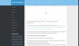 
							         Universal Worklist(UWL) - Integration with SAP ECC - Get Seemless ...								  
							    