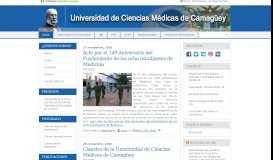 
							         Universidad de Ciencias Médicas de Camagüey Carlos J. Finlay								  
							    