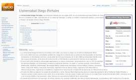 
							         Universidad Diego Portales - Wikibello.wiki								  
							    