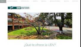 
							         Universidad Don Vasco: Bienvenido								  
							    