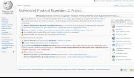 
							         Universidad Nacional Experimental Francisco de Miranda - Wikipedia ...								  
							    