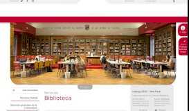 
							         Universidad Nebrija, Biblioteca, Servicios de la Universidad								  
							    