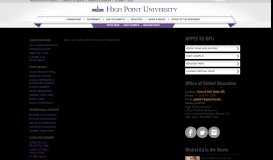 
							         Universidad Nebrija | High Point University | High Point, NC								  
							    