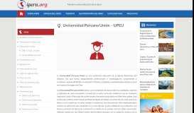 
							         Universidad Peruana Unión - UPEU - Portal iPerú								  
							    