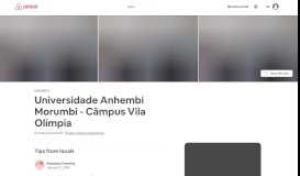 
							         Universidade Anhembi Morumbi - University - São Paulo | Airbnb®								  
							    