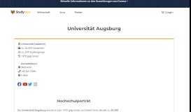 
							         Universität Augsburg - Studiengänge und Crashkurse - Studybees								  
							    