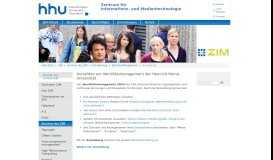 
							         Universität Düsseldorf: Anmeldung								  
							    