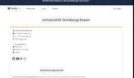 
							         Universität Duisburg-Essen - Studiengänge und Crashkurse - Studybees								  
							    