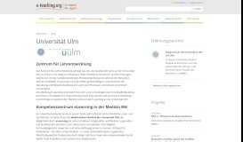 
							         Universität Ulm — e-teaching.org								  
							    