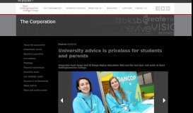 
							         University advice is priceless for students and parents - WNC Group								  
							    