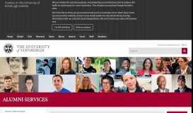 
							         University Alumni Portal - The University of Edinburgh								  
							    