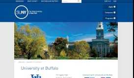 
							         University at Buffalo - SUNY								  
							    