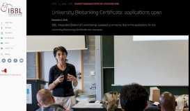 
							         University Biobanking Certificate: application opens								  
							    