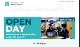 
							         University Centre Peterborough: Welcome to UCP								  
							    