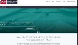 
							         University Clinical Aptitude Test for Australia and New ...								  
							    