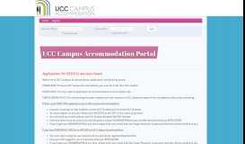 
							         University College Cork, Ireland - UCC Campus Accommodation Portal								  
							    