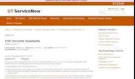 
							         University Data Center (UDC) - Knowledge Base Article - Service Portal								  
							    