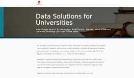 
							         University Data Portal - CoreLogic								  
							    