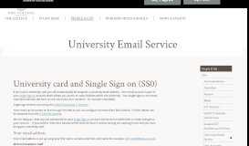 
							         University Email Service | New College								  
							    