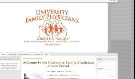 
							         University Family Physicians								  
							    