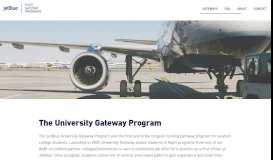 
							         University Gateway — JetBlue Pilot Gateway Programs								  
							    
