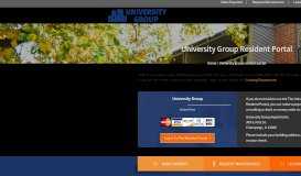 
							         University Group Resident Portal - The University Group								  
							    