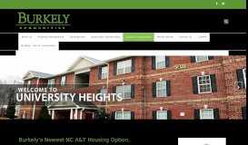 
							         University Heights | Burkely Communities								  
							    